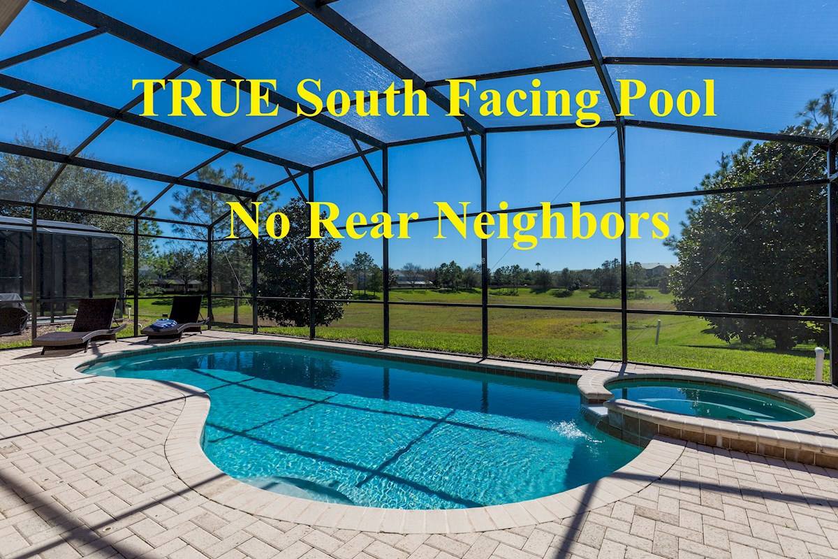 TRUE South Facing Pool