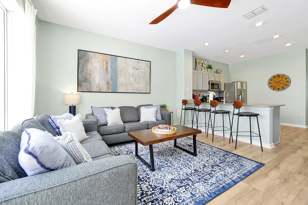 Completely Renovated Open Kithcen/Living/Dining Area