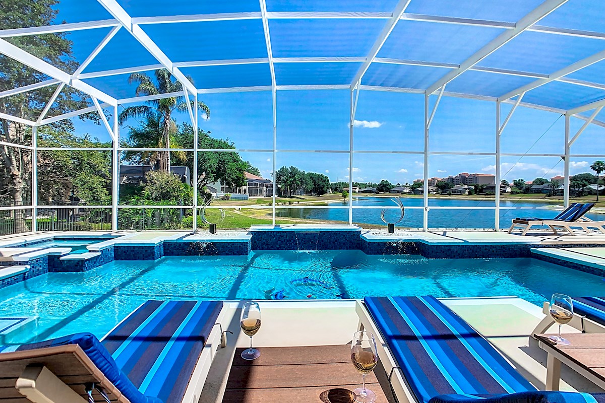 Enjoy the view after a long day at the parks