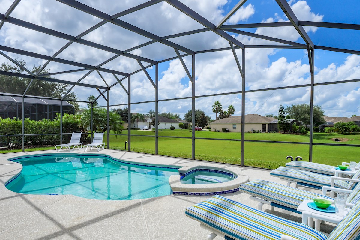 West Facing Pool Area