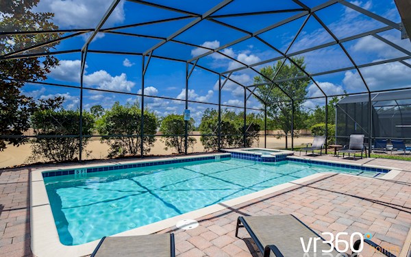 Champions Gate 5 Bed 4 ½ Bath Villa | South W Facing Pool 