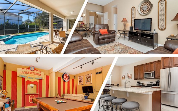 Windsor Hills 5 Bed 5 Bath Villa | South Facing Pool and Spa