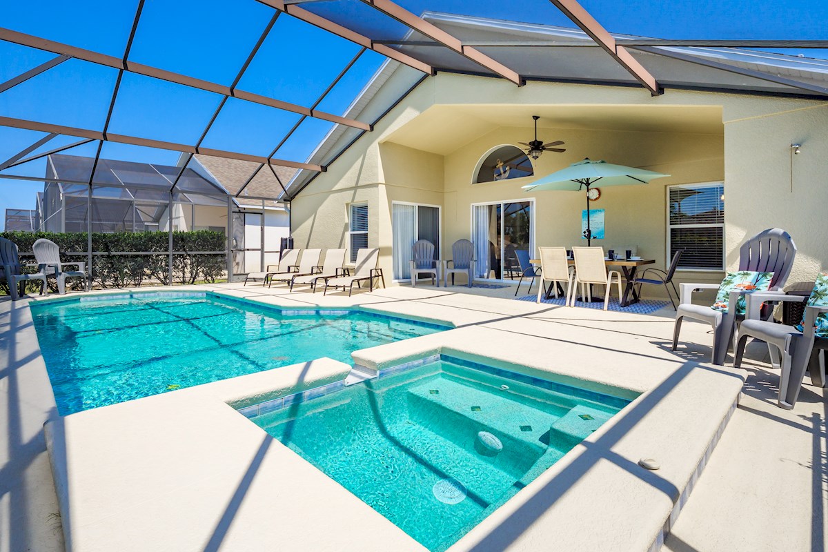 South Facing Pool Area