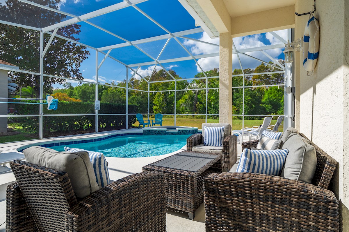 West Facing Pool Area