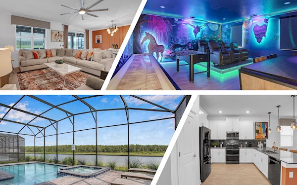 Storey Lake Cove East | 7 Bed 5 Bath Villa | Pool + Lake View